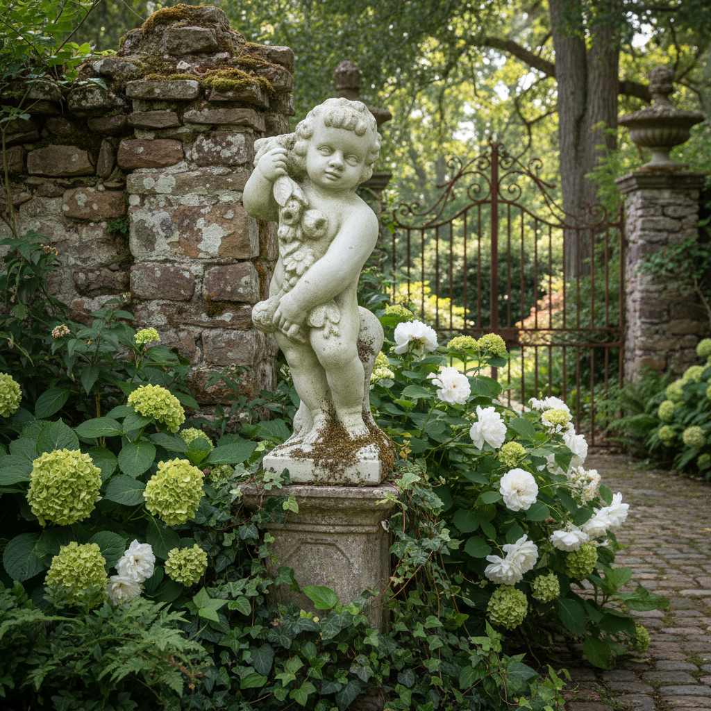 Celestial Cherub Garden Angel Statue: Embracing the Spirit of Spring in Your Outdoor Space