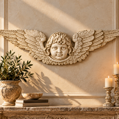 Angel Facade 42 W Religious Sculpture