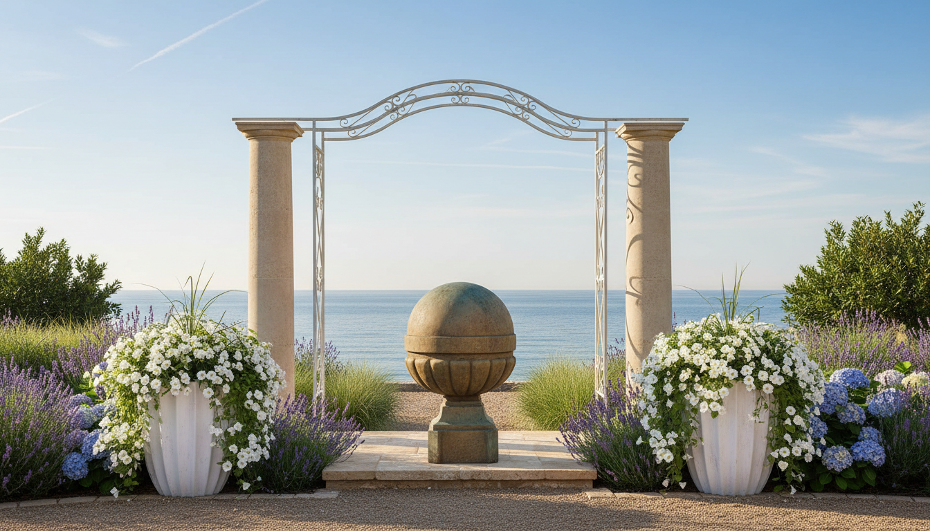 Classic Palla Finial Sculpture for Columns & Entryways