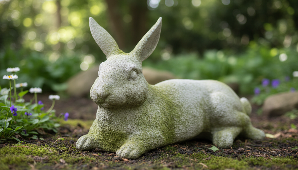 Decorative Field Rabbit Outdoor Garden Sculpture