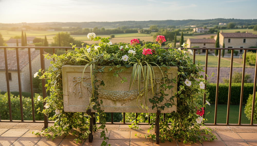 Decorative French Country Window Box Planter