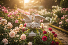 Kissing Doves 14 Garden Animal Statue