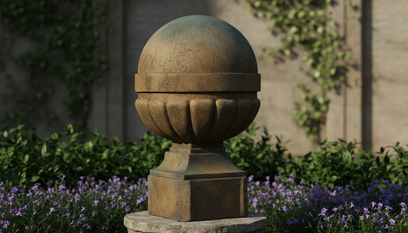 European-Style Finial Accent 21” | Luxury Home Décor