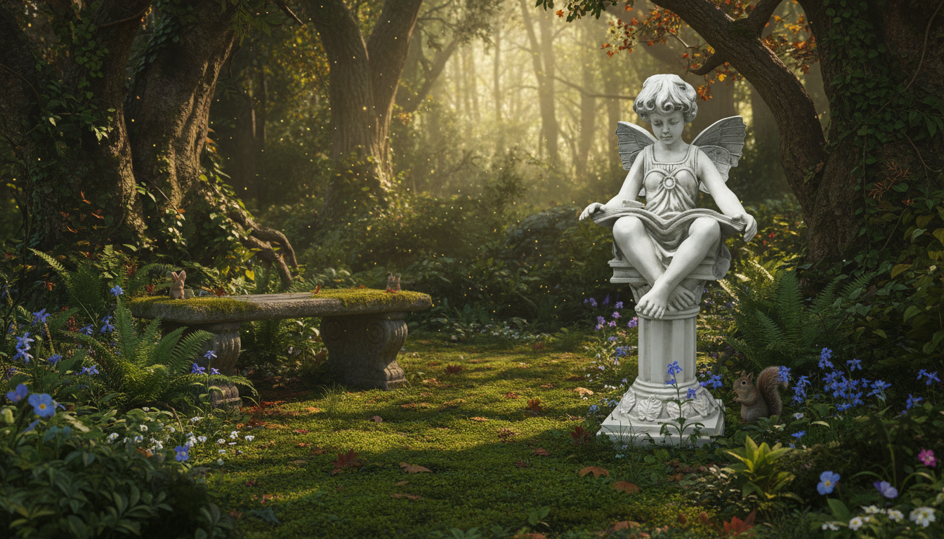 Fairy Tale Angel Sculpture | XoticBrands Home Accent