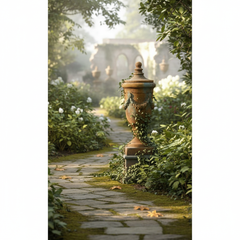 Finial Of San Marino With Lid 32 - Architectural   Urns