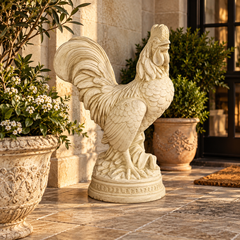 French Chicken 9.5 Garden Animal Statue