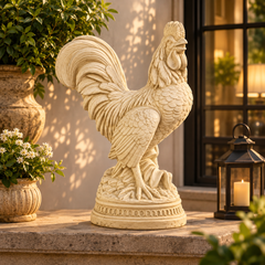 French Chicken 9.5 Garden Animal Statue