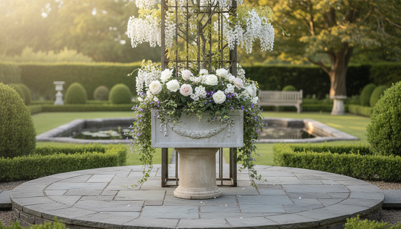 French Countryside Garden Window Box Planter