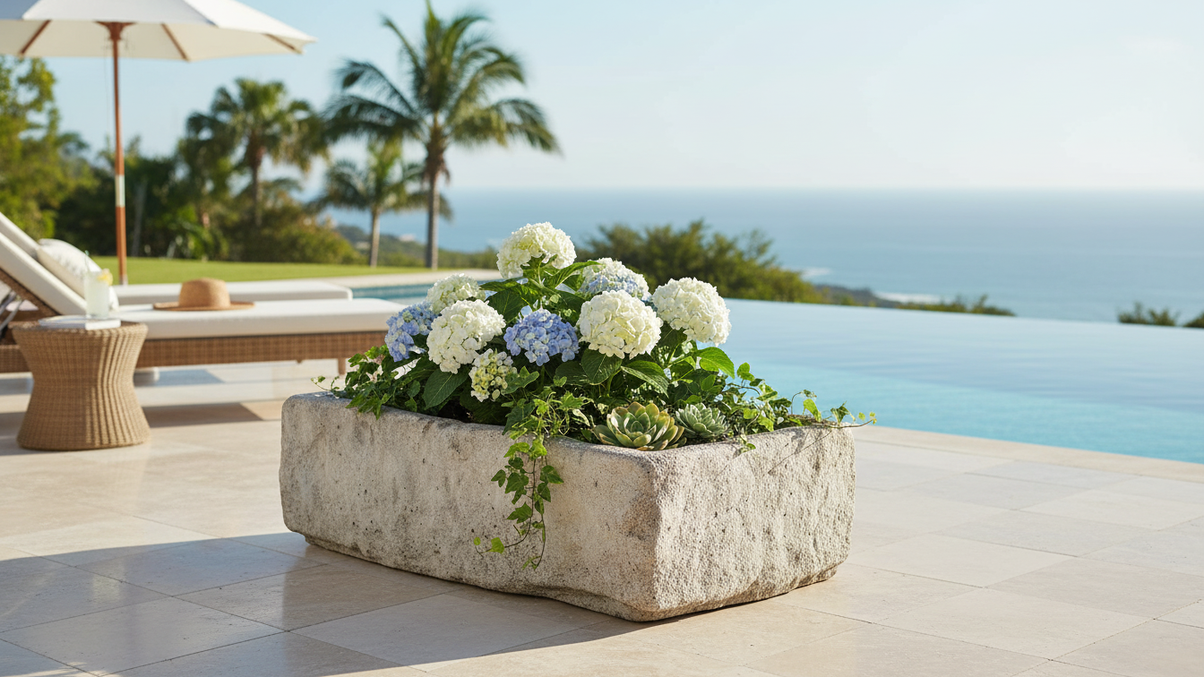 Garden Display Sculpture – Rustic Charm Trough Doolin