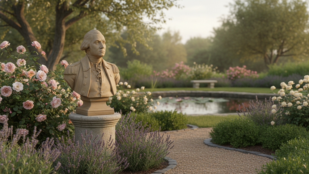 George Washington Bust – Timeless Handcrafted Uniform Sculpture