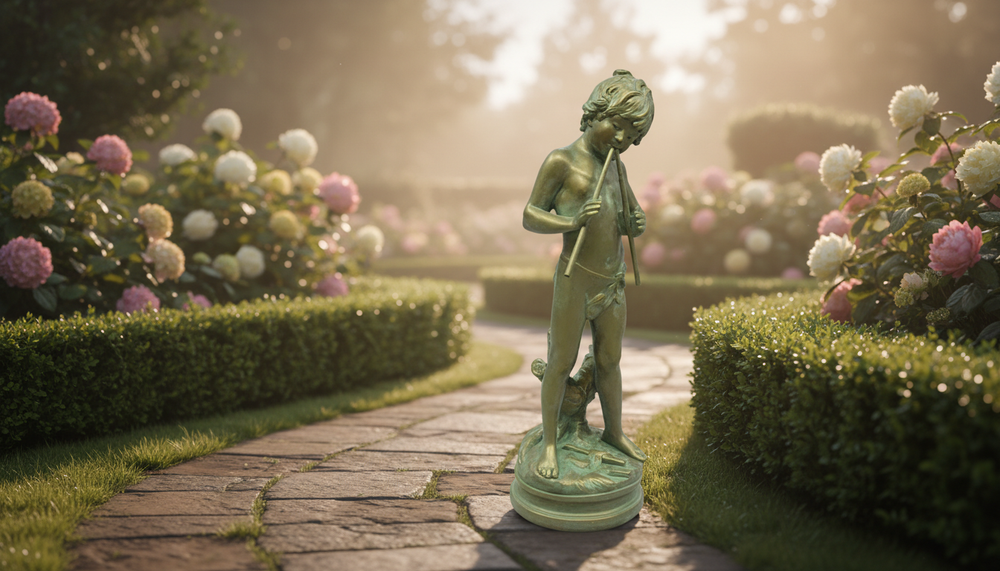 Handcrafted Children Statue 30" | Fiberglass or Fiberstone | XoticBrands