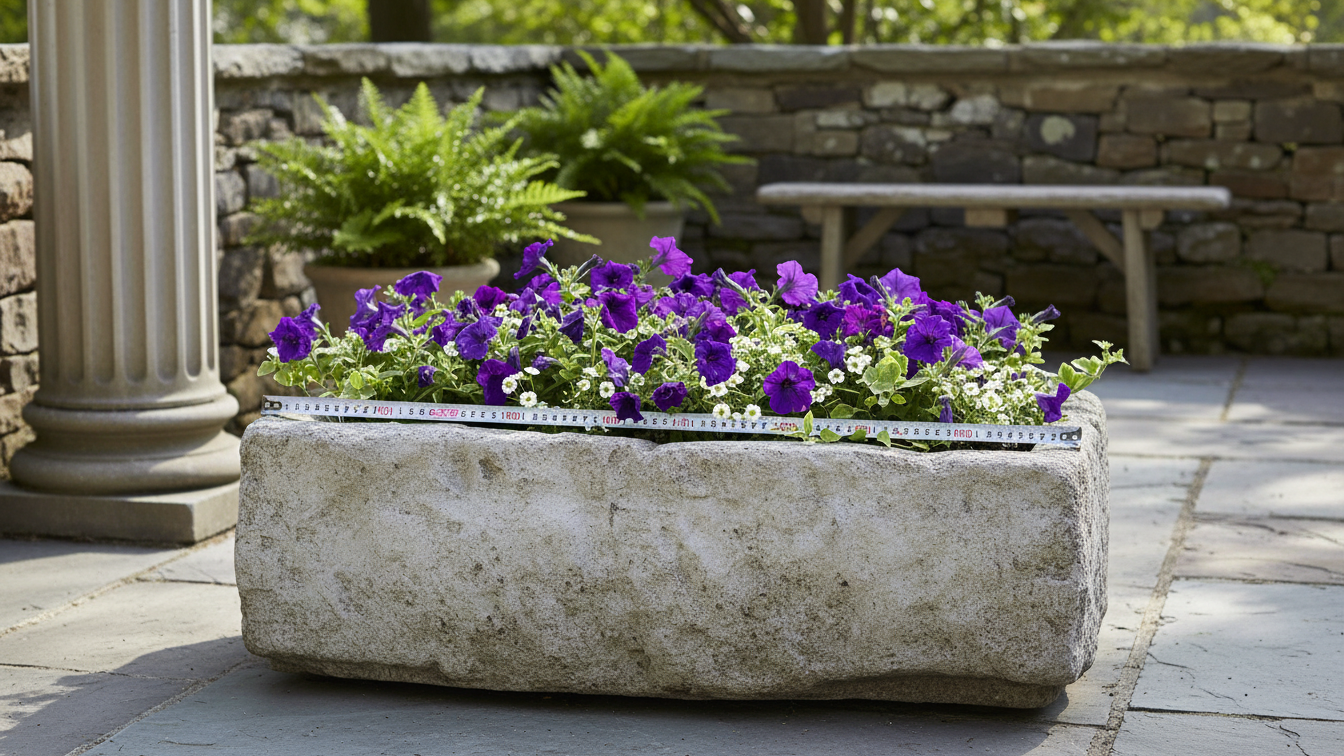 Handmade Rustic Trough Doolin – Elegant Garden Décor