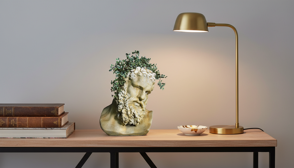 Hercules Bust Planter | Greek & Roman Sculpture by XoticBrands