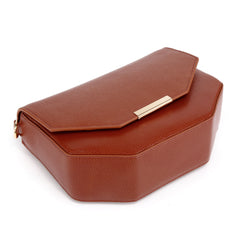  Faye Leather Handbag/ Crossbody bag: BROWN, crossbody bag, XoticBrands Home Decor