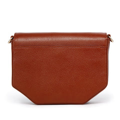  Faye Leather Handbag/ Crossbody bag: BROWN, crossbody bag, XoticBrands Home Decor