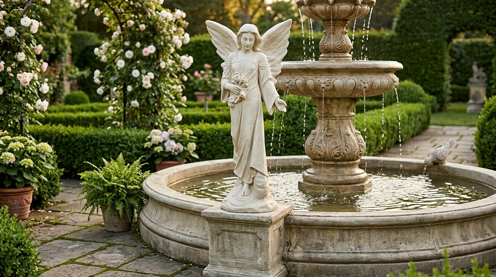 Large Garden Angel Statue (38"H)