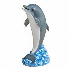 Dolphin Life-Size Full Color 65"H Garden Animal Statue