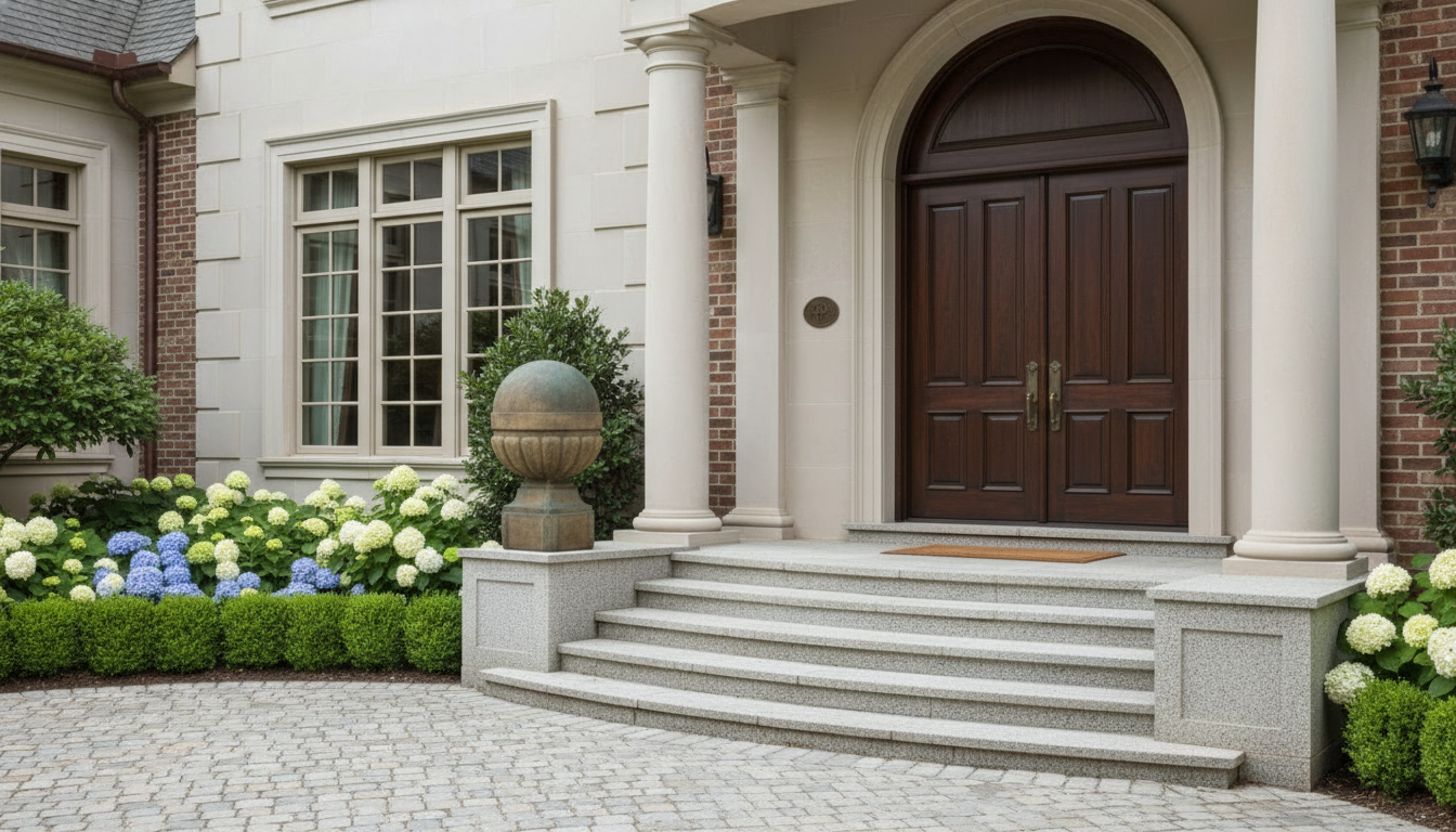 Luxury Architectural Finial 21” | Handcrafted Fiberstone Décor