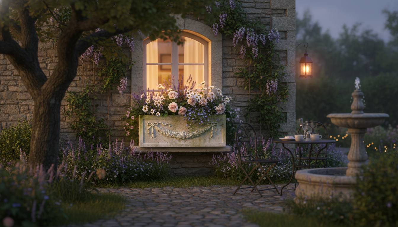 Luxury Window Box Planter | French Countryside Style