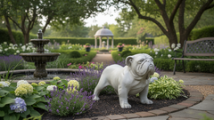 Mighty Bulldog Sculpture – Durable Fiberglass Animal Statue