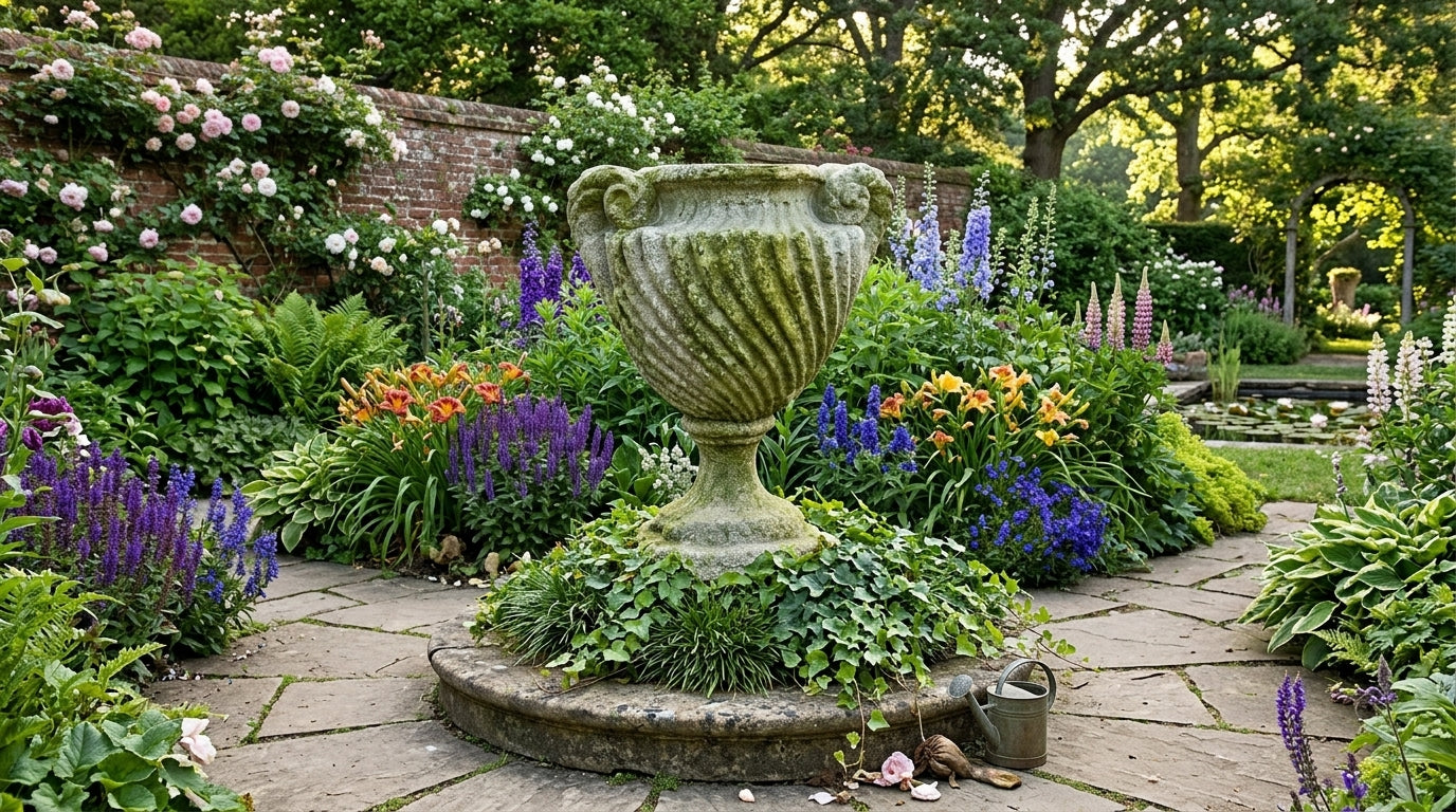 Modern Sculptural Planter 18"H