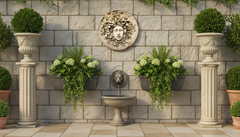 Mythological Medusa Wall Plaque | Architectural Décor Accent