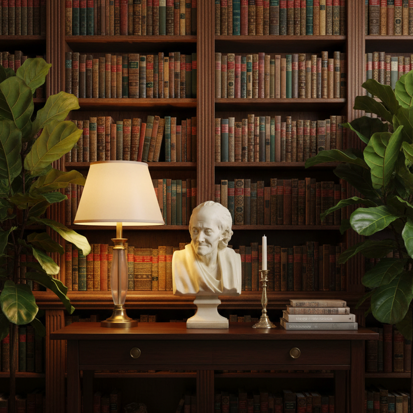 Voltaire Bust Large -  Writers & Poets Busts