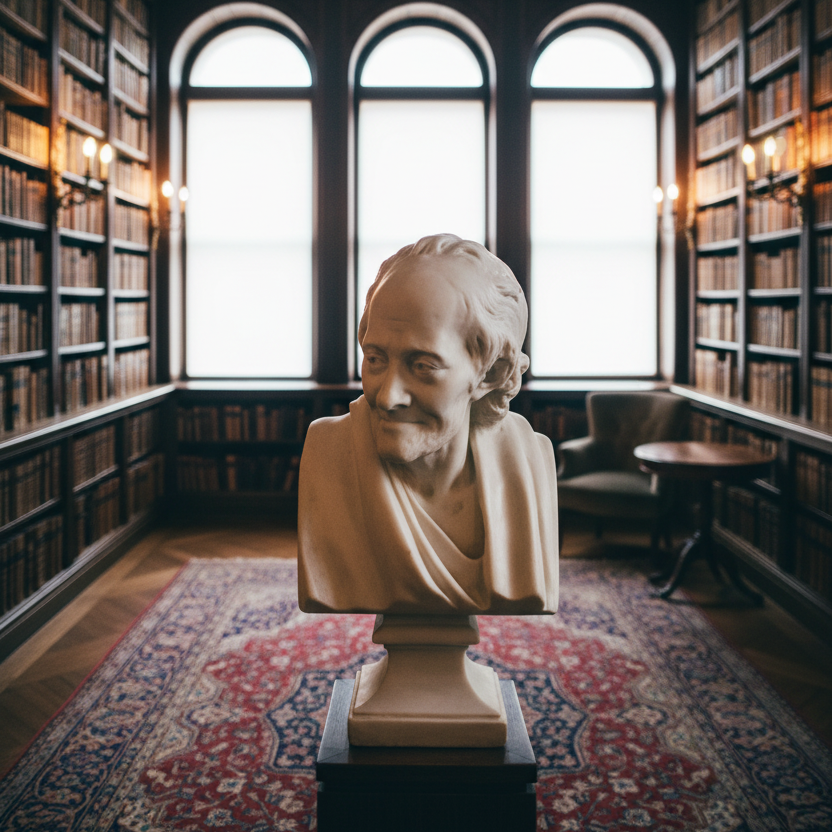 Voltaire Bust Large -  Writers & Poets Busts