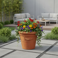 30" Garland Rolled Rim Pot - Large Planters 29"H