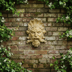 Trevi Fountain Inspired: Neptune Mask 15" - Gargoyles Masks