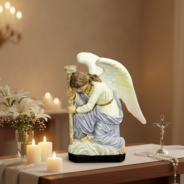 Guardians of Serenity: Bergama Angels Garden Angel Statue