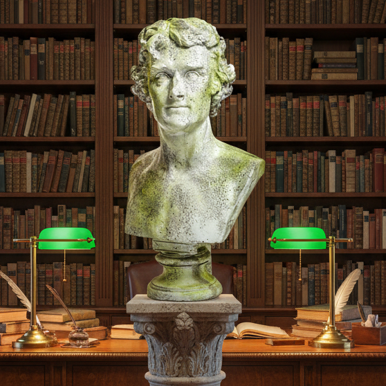 Thomas Jefferson 33 -  Presidents Busts