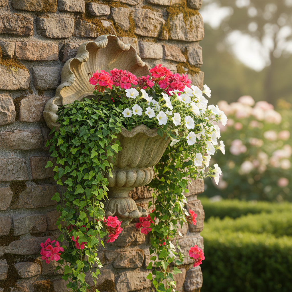 Shell Opera Planter 32 Garden Display