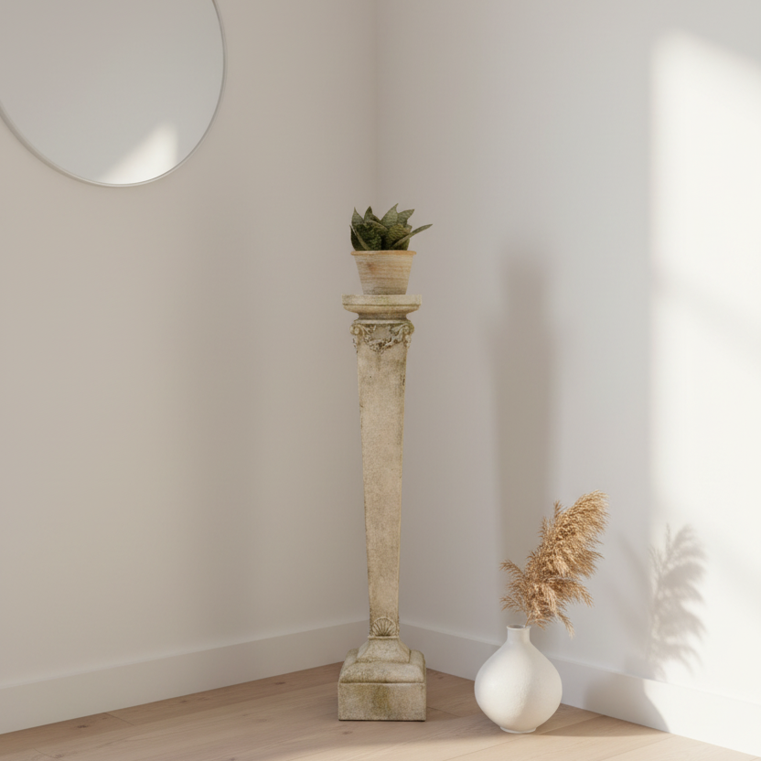 Sleek Pedestal - A Stylish Sculpture Display Stand