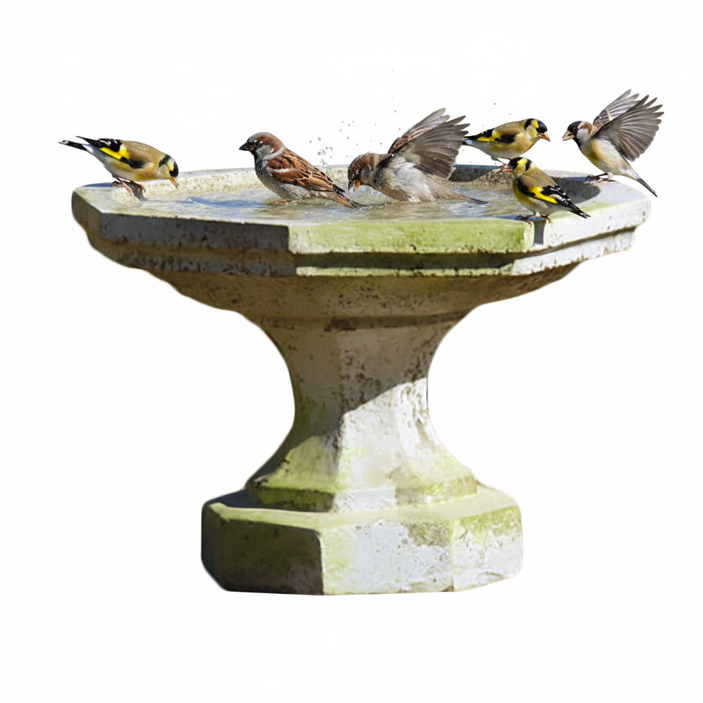 Marek Birdbath Garden Display