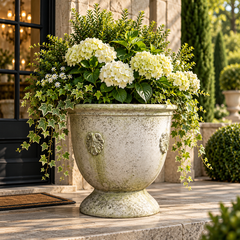 French Anduze Planter - Medium: Planters Sculpture