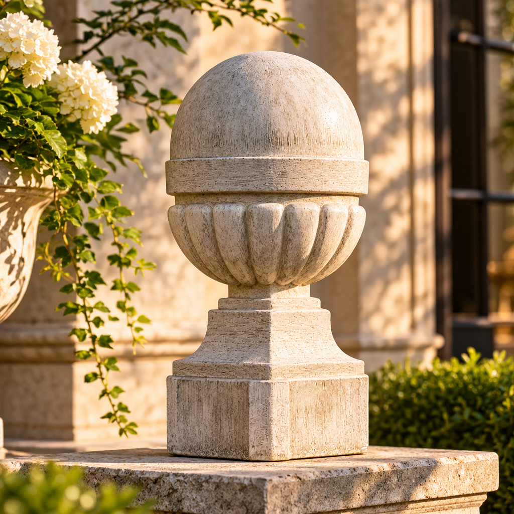 Palla Finial Architectural Sculpture Décor