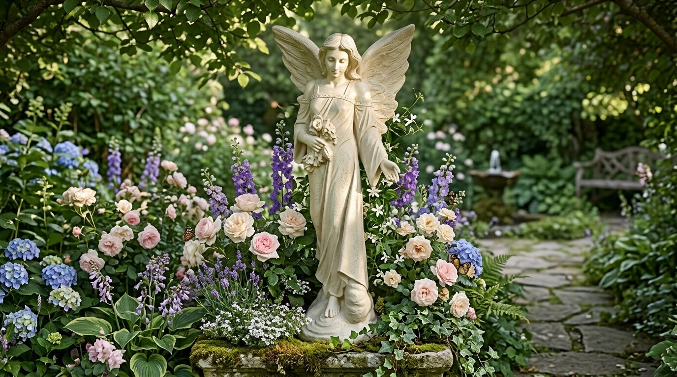 Premium Fiberglass Garden Angel