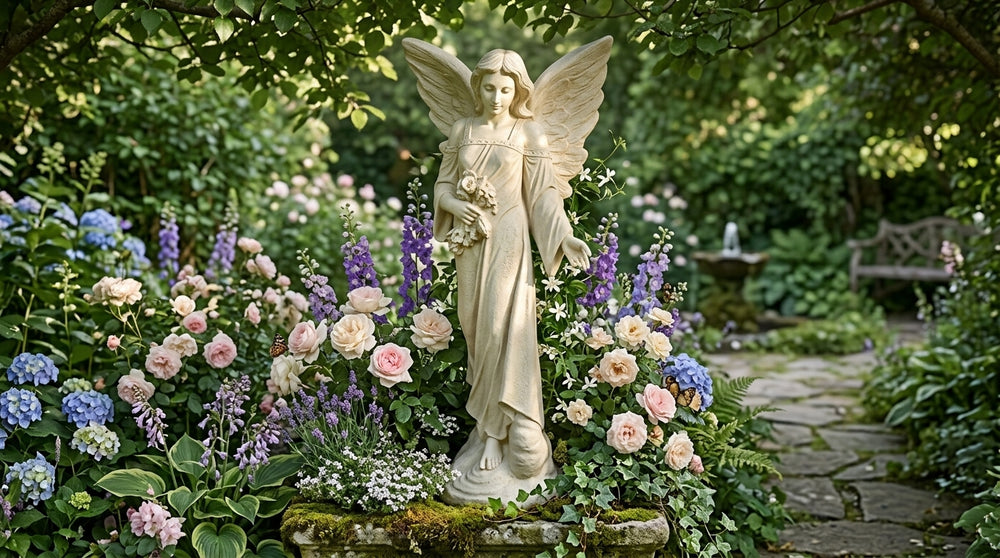 Premium Fiberglass Garden Angel