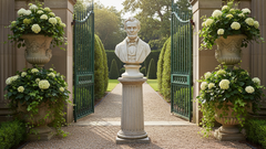 President Abraham Lincoln Bust – Handcrafted Antique Stone Sculpture