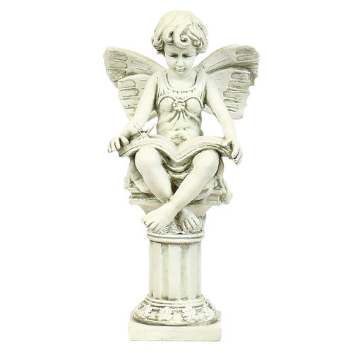  Reading Fairy 20 Garden Angel Statue, Angels, XoticBrands Home Decor