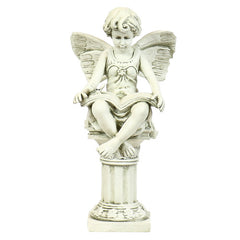  Reading Fairy 20 Garden Angel Statue, Angels, XoticBrands Home Decor
