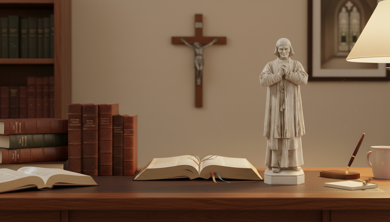 Saint John Vianney Religious Sculpture – Catholic Home & Church Décor