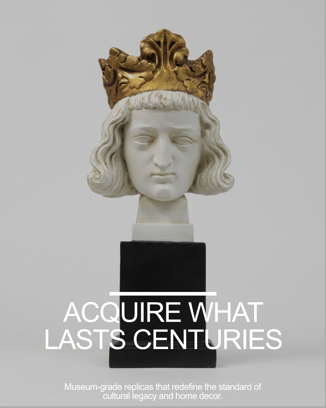 Saint Louis Ix King Of France Bust French Statue -  Historical Figures Busts