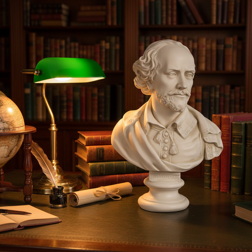 Shakespeare Bust 23 -  Historical Figures Busts