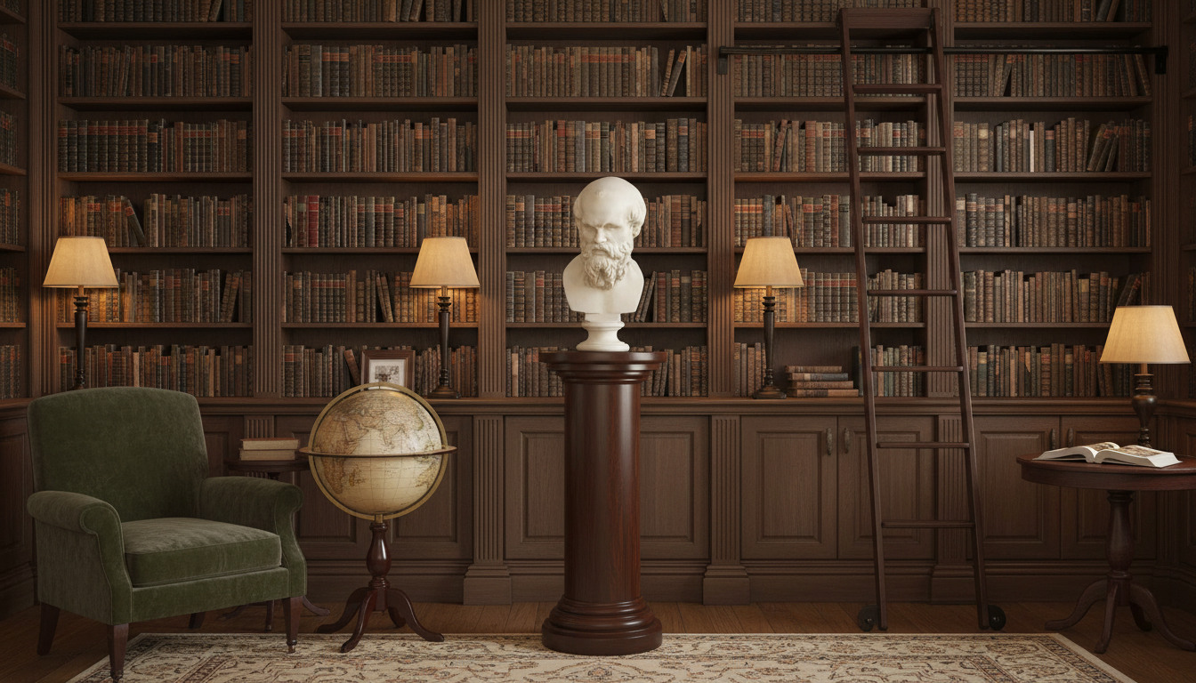 Socrates Bust 22” – Classical Greek Philosopher Sculpture