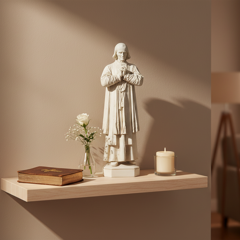 St. John Vianney Statue (13") — A Reverent Tribute to the Curé d’Ars