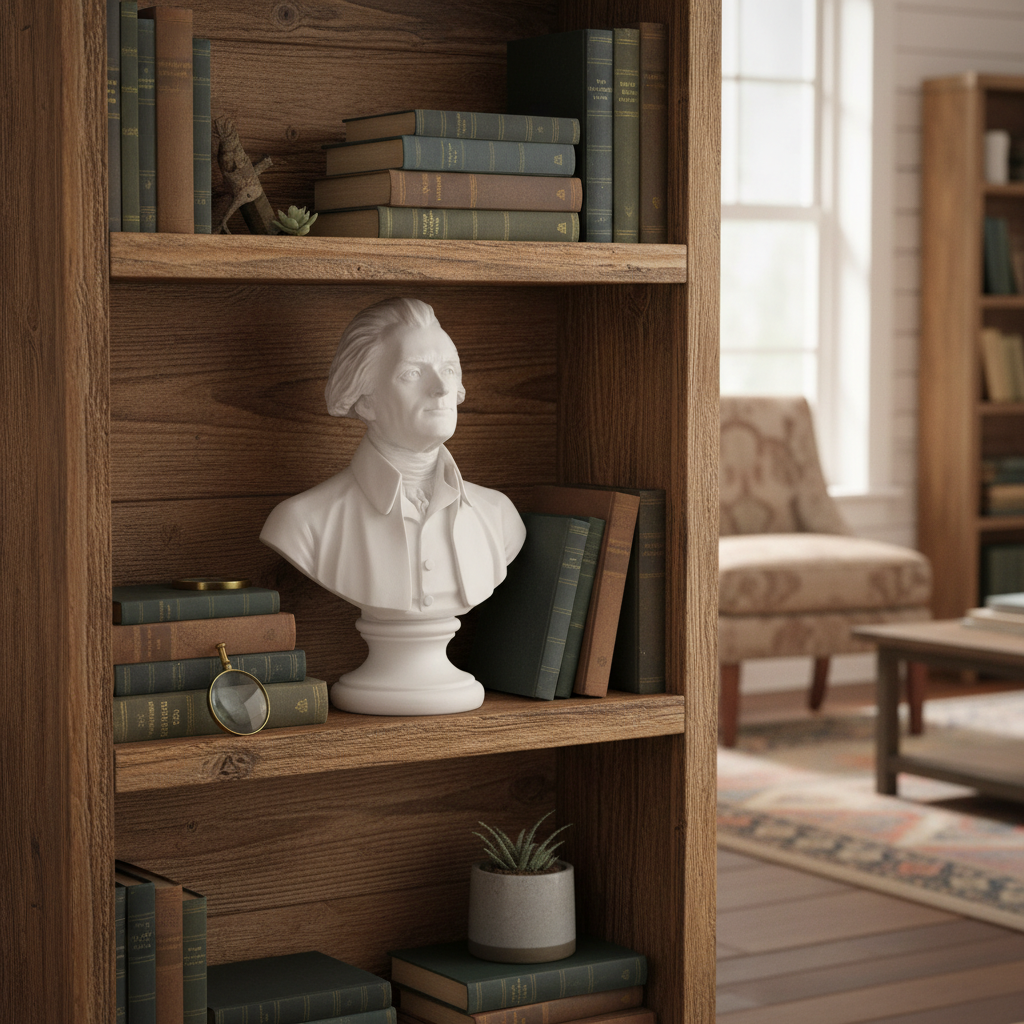 Thomas Jefferson Bust - A Revered Tribute to a Prominent American Statesman and Founding Father