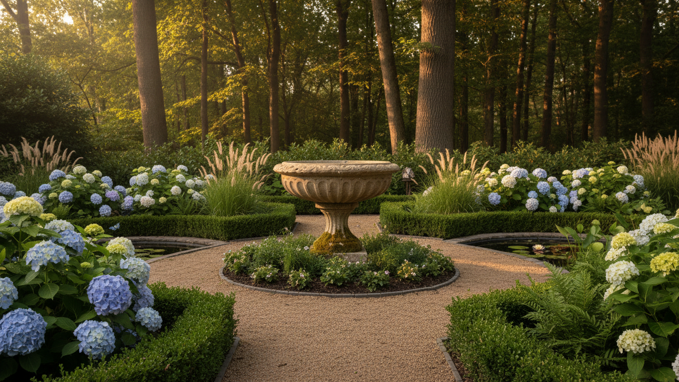 Trish Birdbath Sculpture â€“ Elegant Outdoor Garden Accent Birdbath