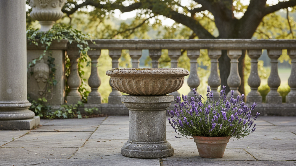 Trish Birdbath TOP â€“ Classic Handcrafted Garden Accent Sculpture